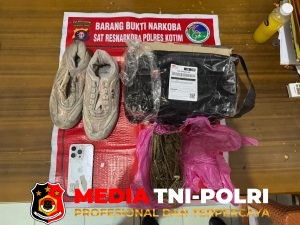 Sat Reserse Narkoba Polres Kotawaringin Timur Ungkap Tindak Pidana Narkotika, Terlapor HK 29 Th, Barbuk 77 Gram Ganja