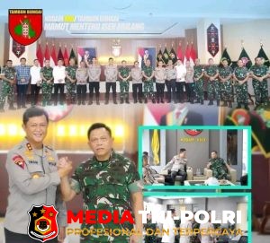 Pangdam XXII/Tambun Bungai Terima Silaturahmi Kapolda Kalteng, Perkuat Sinergi TNI-Polri