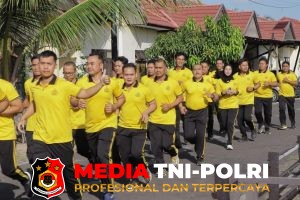 Jaga Kesehatan dan Kebugaran Personel, Polres Seruyan Gelar Olahraga Bersama