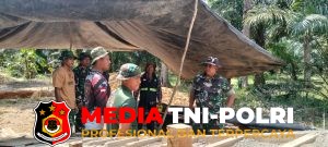 Dandim 1015/Sampit Tinjau Progres Pembangunan Jembatan Garuda di Kecamatan Telaga Antang dan Parenggean