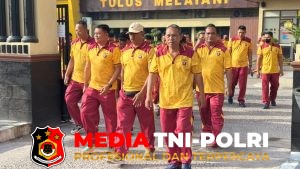 Jaga Kebugaran dan Soliditas, Polres Kotim Gelar Olahraga Pagi