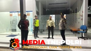Patroli Obvit, Pamapta I Polres Seruyan Perketat Pengamanan Perbankan