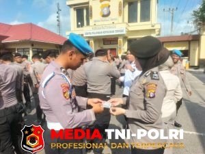 Tingkatkan Kedisiplinan Polres Kotim Laksanakan Gaktibplin Terhadap Personel