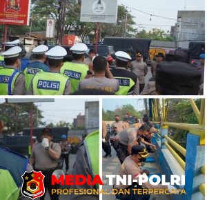 Sambut HUT RI ke-81, Polres Metro Bekasi Gelar Kerja Bakti Bersama Warga di Cikarang Utara