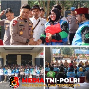 Sabuk Kamtibmas Perkuat Sinergi Polisi, Ojol dan Ormas Jaga Kondusivitas Bekasi
