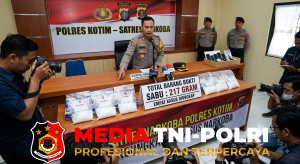 Satresnarkoba Polres Kotim Ungkap Empat Kasus Sabu, Total Barang Bukti Capai 217 Gram