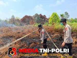Cegah Karhutla Meluas di Kalimantan Tengah, Satgas Aman Nusa Intensifkan Pembasahan Lahan