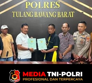 Melalui Restoratif Justice, Polres Tulang Bawang Barat Berhasil Mediasi Perselisihan Hukum