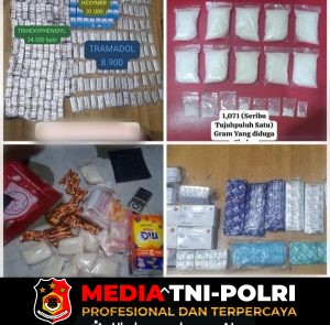 Polsek Kembangan Bongkar Dua Jaringan Narkoba dan Obat Keras, Sita Puluhan Ribu Pil, 1,1 Kg Sabu hingga Vape Etomidate