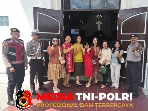 Polres Seruyan Gelar Patroli dan Monitoring Ibadah di Gereja Immanuel Kuala Pembuang
