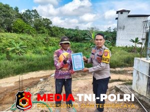 Bhabinkamtibmas Polres Seruyan Sosialisasikan Maklumat Kapolda Kalteng Terkait Larangan Membakar Lahan