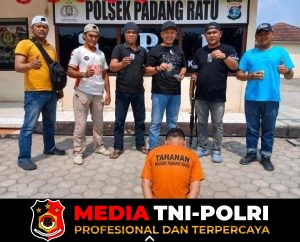 Tekab 308 Polsek Padang Ratu Tangkap Pengedar Sabu, 6 Paket Diamankan