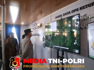 Kapolres Kotim Dampingi Kapolda Kalteng Tinjau Pos Satgas Karhutla di Jl. Jend. Sudirman Km 3 Sampit