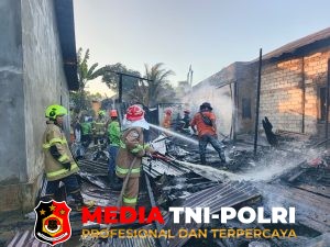 Rumah Semi Permanen di Ketapang Sampit Ludes Terbakar, Satu Unit Motor Ikut Hangus