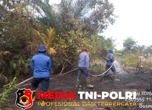 Dua Kebakaran Lahan Terjadi di Sampit, Damkarmat Kotim Bergerak Cepat