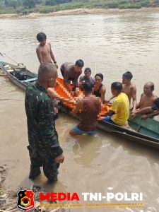 Respon Cepat Polsek Antang Kalang Bersama Unsur Terkait dan Masyarakat Temukan Korban Tenggelam