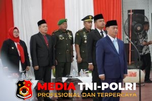 Komandan Kodim 1015/Sampit Hadiri Pengukuhan Paskibraka Kabupaten Kotawaringin Timur Tahun 2026