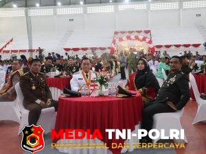Rangkaian Hut RI Ke-81 Kapolres Kotim Hadiri Silaturahmi Kebangsaan di Gedung Futsal Indoor Sampit