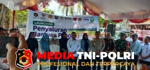 Dandim 1015/Sampit Hadiri Gerakan Pangan Murah dan Launching Penyaluran Bantuan Pangan Beras