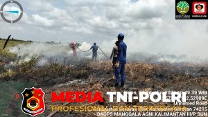 Gerak Cepat Tim Gabungan, Karhutla 0,3 Hektare di Kuala Pembuang Berhasil Dipadamkan