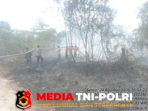 Titik Api Muncul di KM 112 Danau Seluluk, Tim Gabungan Bergerak Cepat Cegah Karhutla Meluas