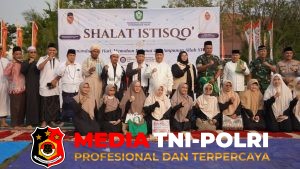 Komandan Kodim 1015/Sampit serta Anggota Kodim 1015/Spt Ikuti Sholat Istisqa