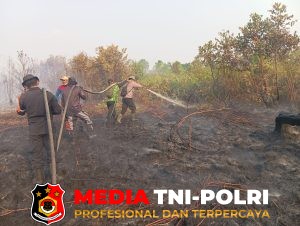 Satu Hari Berjuang Sinergi TNI-Polri dan Satgas Padamkan 7 Titik Kathutla di Kotim
