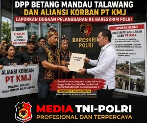DPP Betang Mandau Talawang dan Aliansi Korban PT KMJ Laporkan Dugaan Pelanggaran ke Bareskrim Polri
