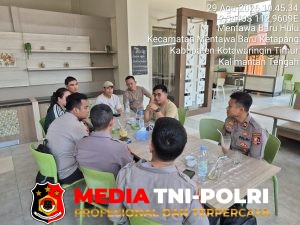 Kapolres Kotim Terima Satgas Edukasi Karhutla Dari Mahasiswa STIK Lemdiklat Polri