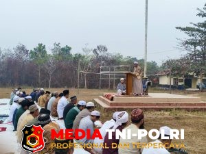Polsubsektor Batu Ampar Hadiri Shalat Istisqa, Bersama Masyarakat Berdoa Memohon Turunnya Hujan
