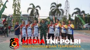 Meriahkan Hari Kemerdekaan RI ke-81, Personel Kodim 1015/Sampit Ikuti Lomba Bola Voli di Makorem 102/Pjg