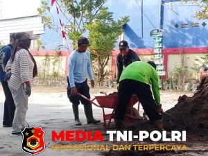 Jum'at Bersih di Fokuskan di Sekitaran Kantor Kelurahan Untuk Persiapan Jalan Sehat