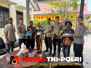 Satgas PTIK Berikan Bantuan Alsus Pemadam Kebakaran kepada Relawan Kelurahan Ketapang