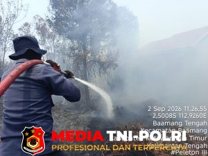 Empat Kebakaran Lahan Terjadi di Kotim, Damkarmat Bergerak Cepat Lakukan Pemadaman