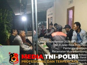 Patroli Dialogis Polsek Muaragembong, Polisi Ajak Warga Bersama Cegah 3C dan Tawuran