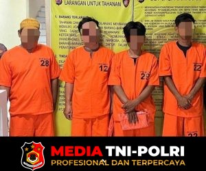 Curi Rokok dan 20 Tabung Gas LPG, Empat Pelaku Diringkus Ditreskrimum Polda Banten