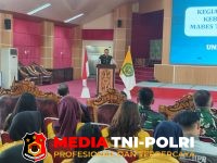 Karhutla - Tim Mabesad Beri Pengarahan Pencegahan Karhutla di Universitas Palangka Raya
