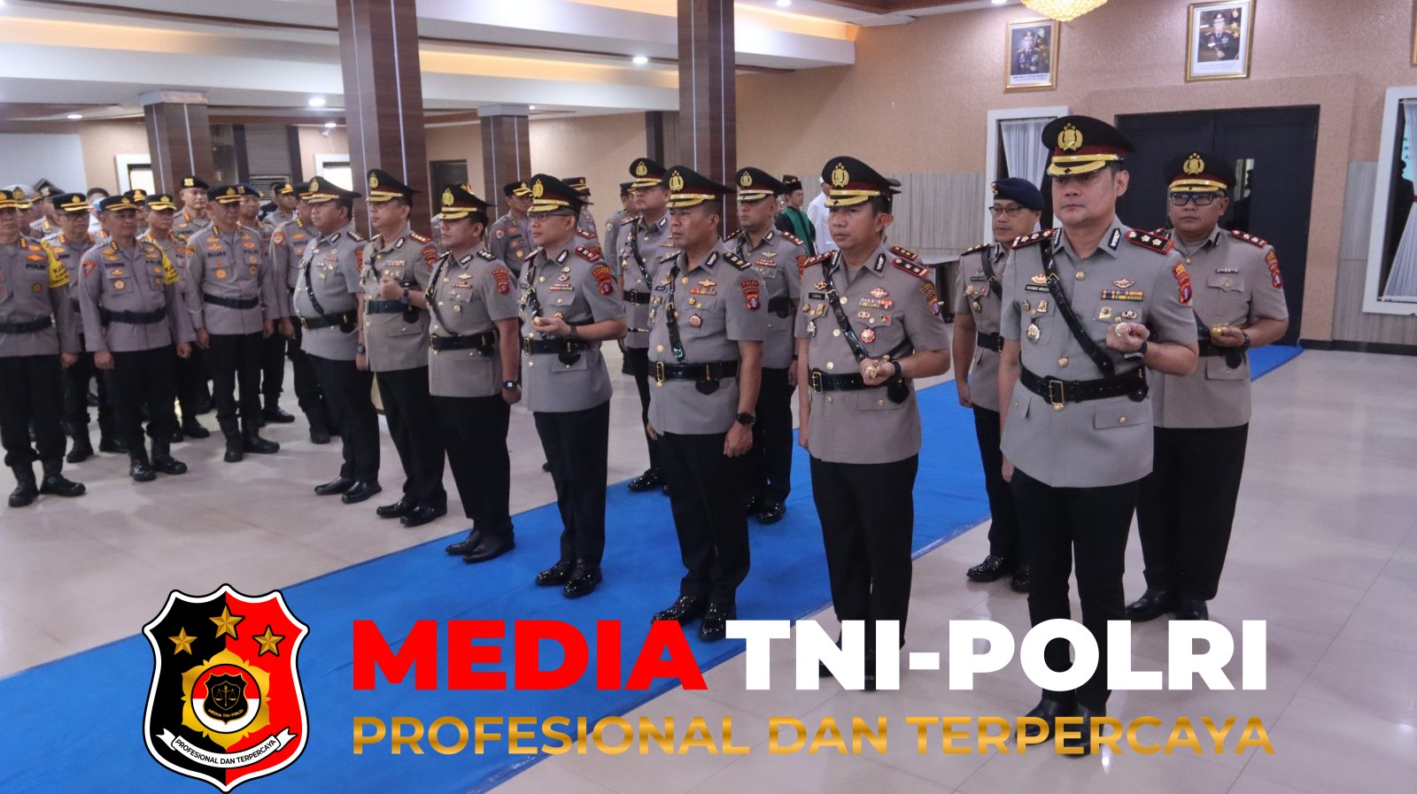 Tujuh Kapolres - Tujuh Kapolres di Kalteng Berganti, Kapolda Tekankan Pelayanan Prima