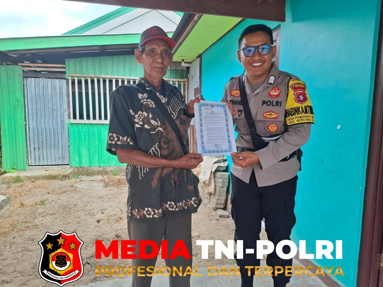 Bhabinkamtibmas - Bhabinkamtibmas Pematang Limau Gelar Sosialisasi, Warga Diimbau Cegah Karhutla Sejak Dini