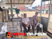 Kapolsek Seruyan - Kapolsek Seruyan Hulu Sambangi Warga Tumbang Manjul, Ajak Jaga Kamtibmas Bersama