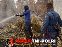 Gerak Cepat - Gerak Cepat, Kebakaran Lahan di Baamang Hulu Berhasil Dipadamkan Damkarmat Kotim