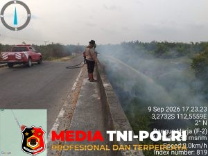 Tim Gabungan Gerak Cepat Padamkan Karhutla di Desa Bangun Harja