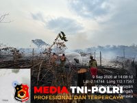 Karhutla - Waspada Karhutla, Hotspot di Desa Derawa Berhasil Ditangani Tim Gabungan