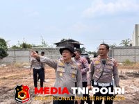 Karhutla - Tinjau Lokasi Karhutla, Kapolres Kotim Perintahkan Tindak Tegas Pelaku Pembakaran Lahan