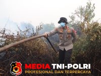 Karhutla - Pokjar XI Sespimen Dikreg ke-67 Terjun Bantu Pemadaman Karhutla di Sampit