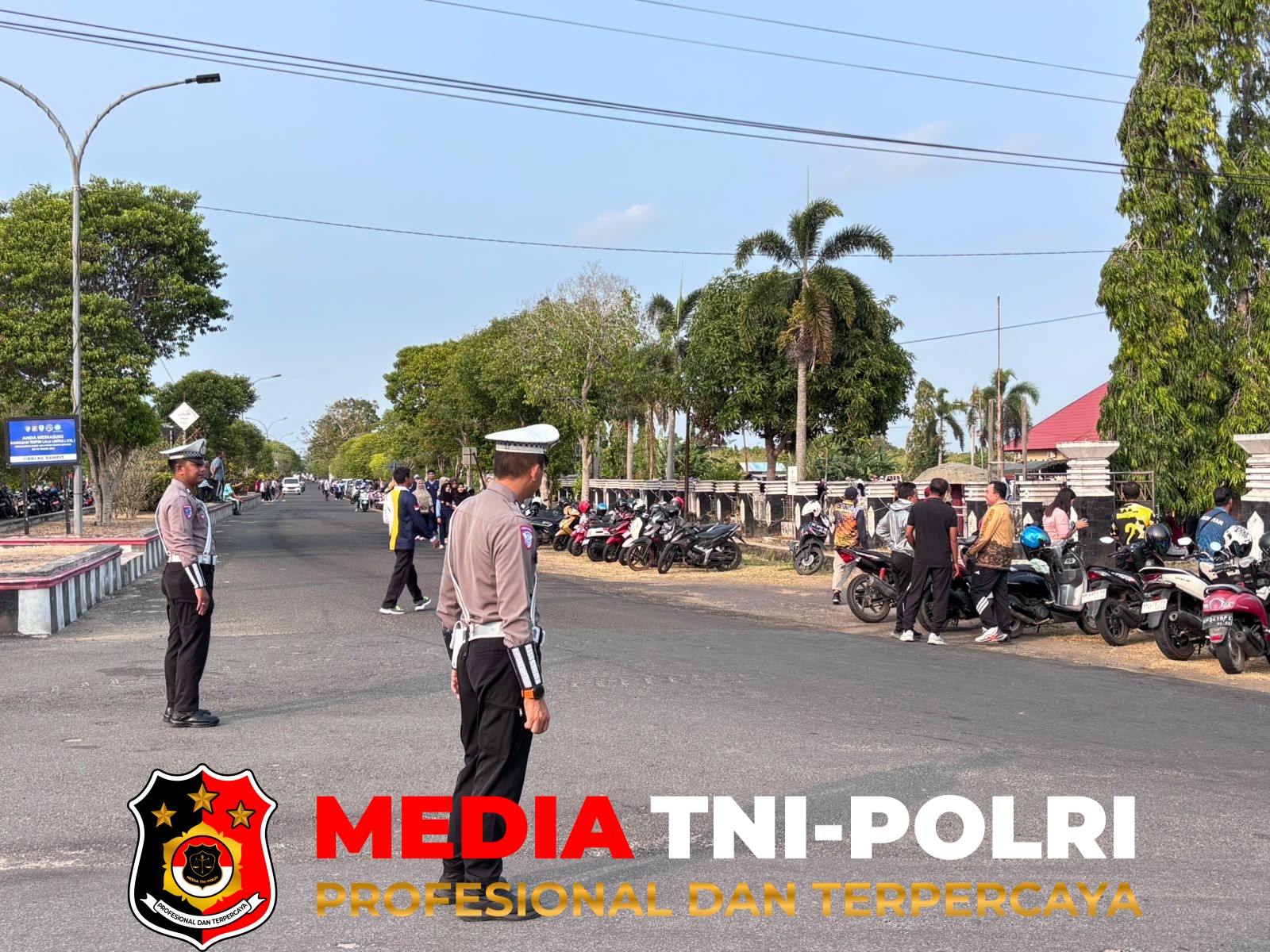 Polres Seruyan - Meriahkan Haornas 2026, Satlantas Polres Seruyan Amankan Aktivitas Olahraga Bersama