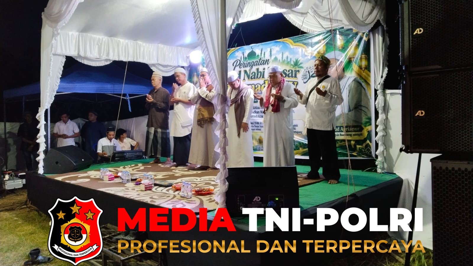 Peringatan Maulid - Peringatan Maulid Nabi Muhammad SAW di Perumahan TVRI Sampit, Warga Diajak Teladani Akhlak Rasulullah