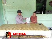 Bhabinkamtibmas - Cegah Karhutla di Desa, Bhabinkamtibmas Halimaung Jaya Ajak Warga Tak Bakar Lahan
