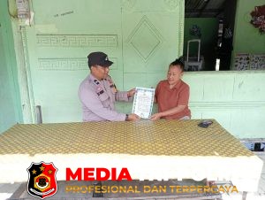Cegah Karhutla di Desa, Bhabinkamtibmas Halimaung Jaya Ajak Warga Tak Bakar Lahan
