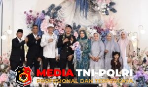 Kaperwil MediaTNI-Polri Kalteng Ucapkan Selamat Menempuh Hidup Baru untuk Briptu Efri Deo Matofani dan Shelly Meilani